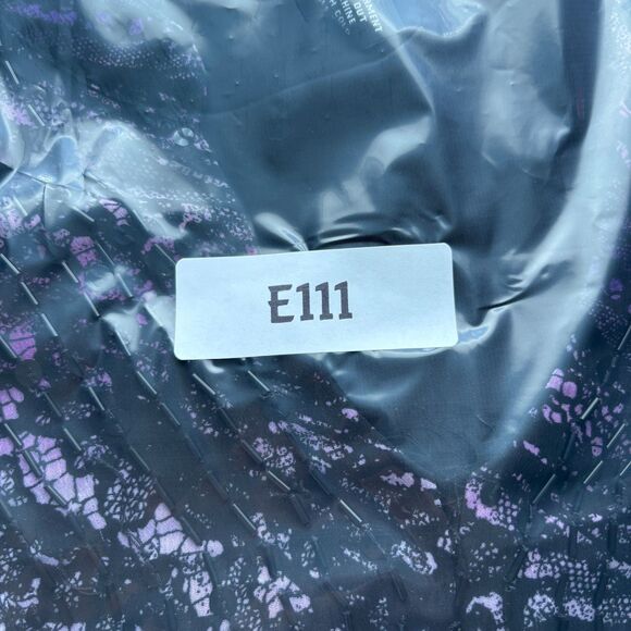 Maggie Barnes Lined Sheer Sequin Top Dark Romantic Black Purple 5X 34/36 E111 - Picture 11 of 11